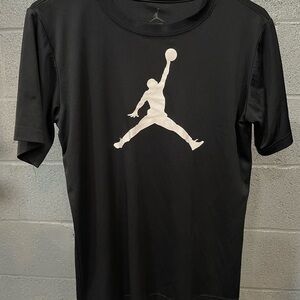 Jordan Black and White Men's Short Sleeve Tee